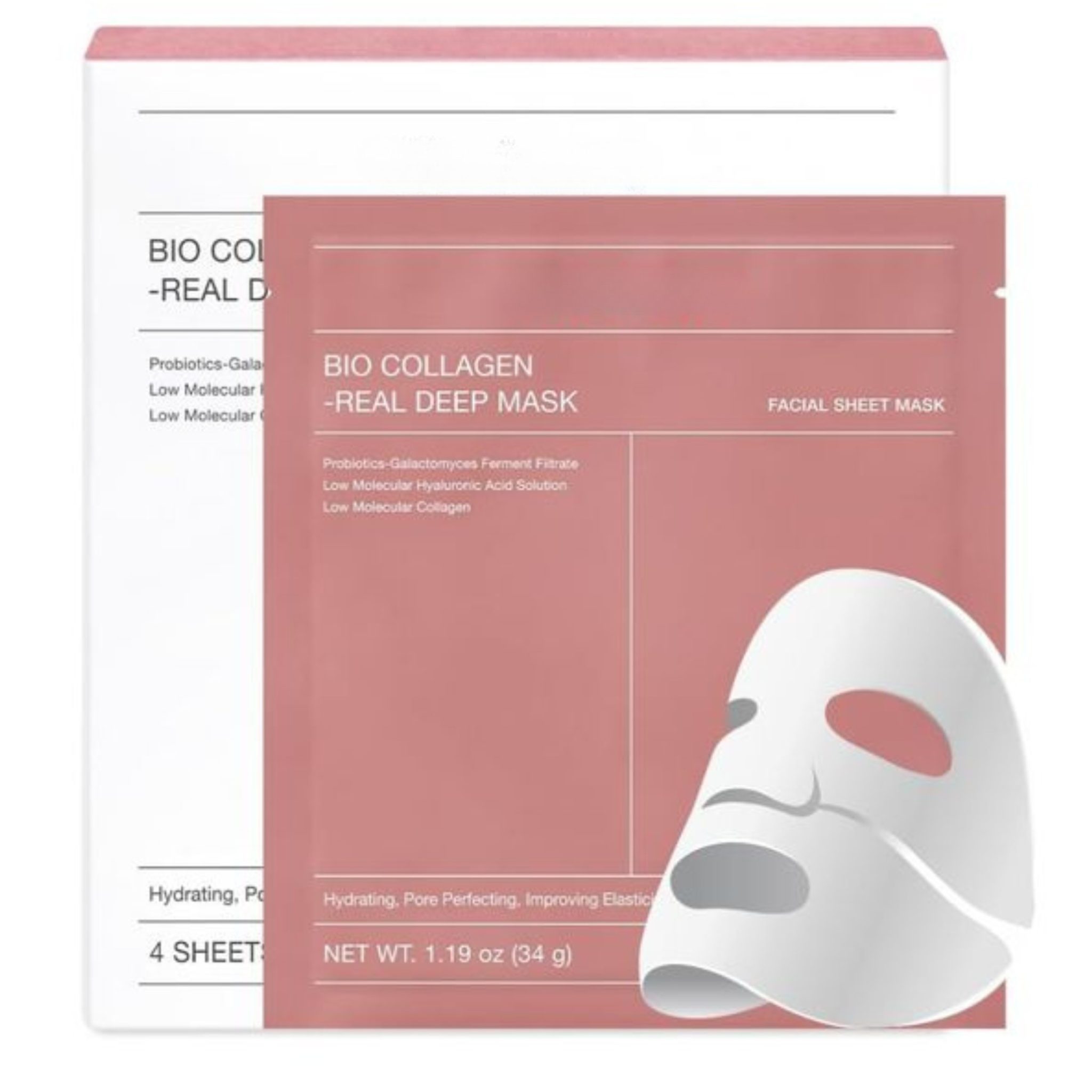 Nilana Korea Gesichtsmasken 4er Set