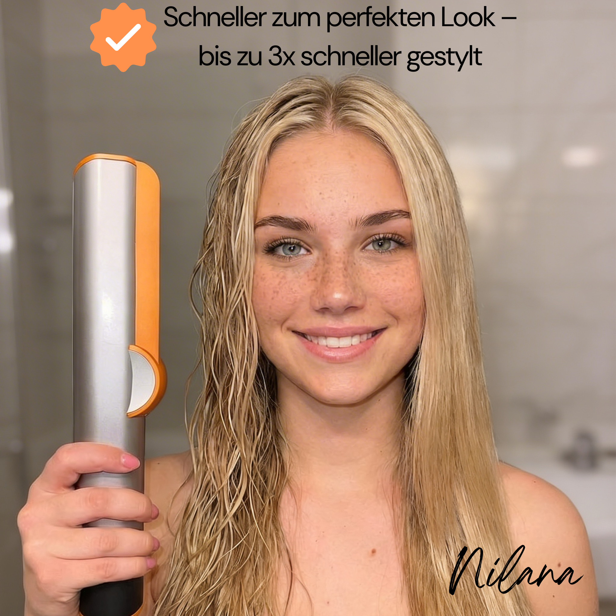 SilkAir Styler™  2-in-1 Glätteisen mit Föhnfunktion & Ionentechnologie