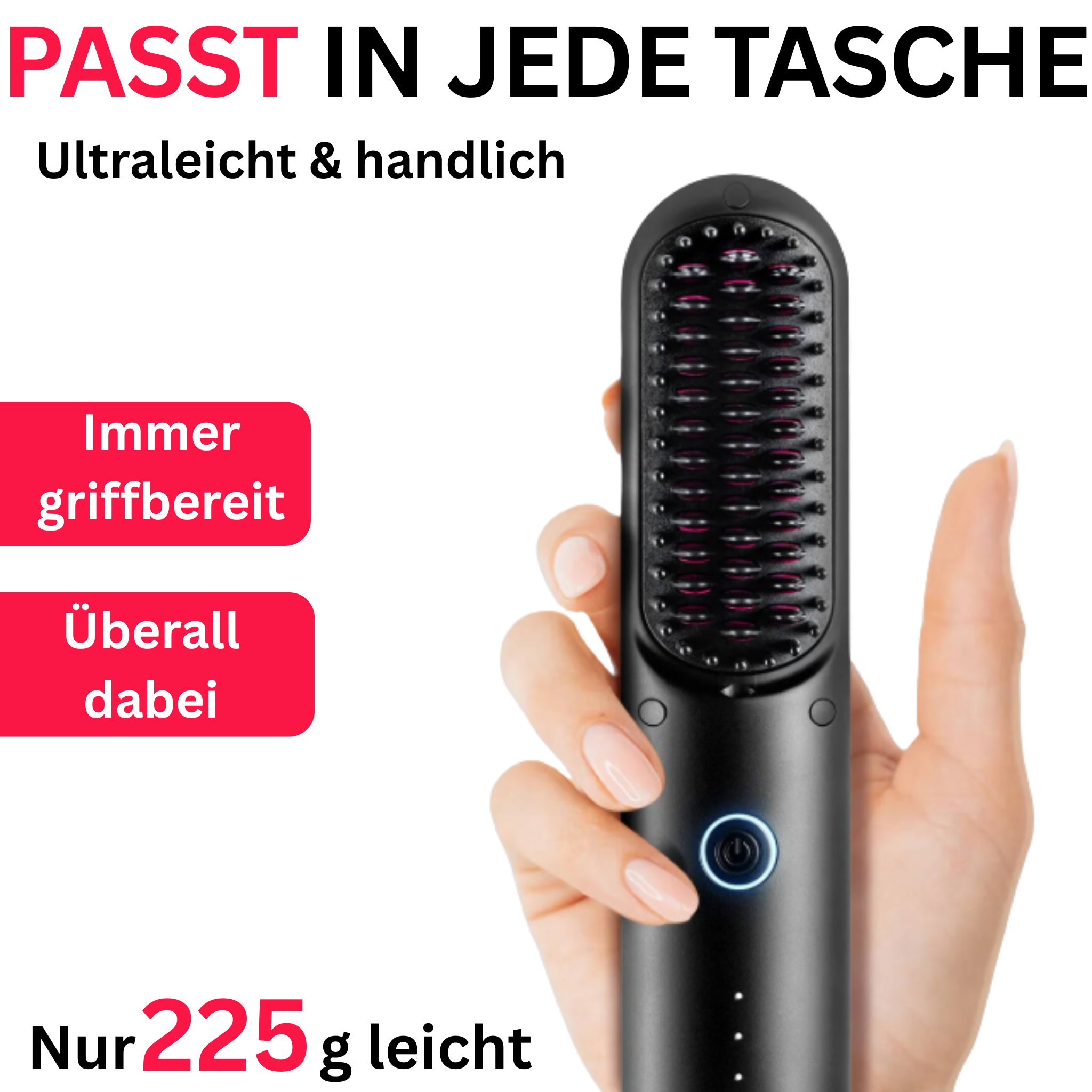 Nilana Velora Heiz-Styling-Bürste